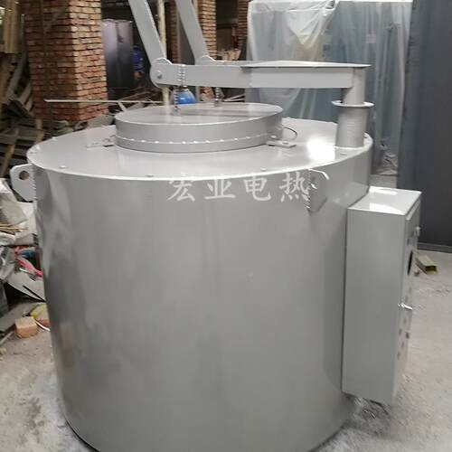 熔铝炉坩埚熔化炉工业GR2-75-8熔井式炉室温热验处理炉实电炉化铝