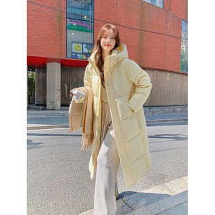 MM明摩女装长款羽绒服女超长过膝2025年新款加厚宽松情侣冬季外套