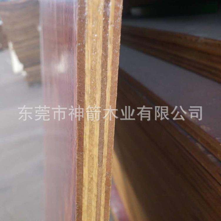 建筑模板桉木清水覆膜板红模板工地工程酚醛胶镜面不开胶