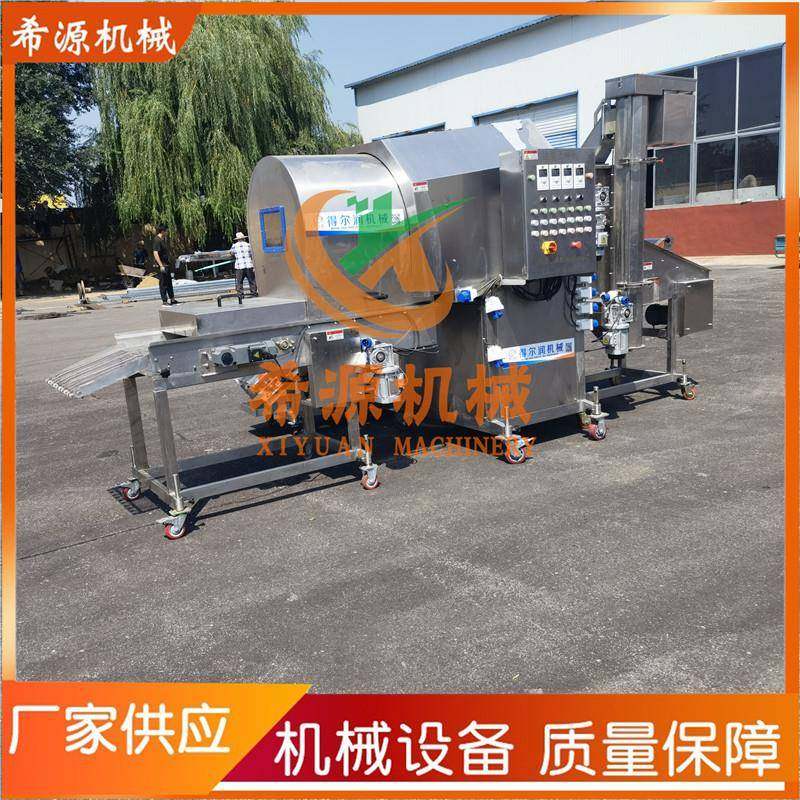 全自动盐酥鸡滚筒裹粉机盐酥鸡上粉机 速冻肉类鸡腿上浆裹粉设备,清洗/食品/商业设备,休闲食品加工设备,淘宝优惠券,粉丝福利购,淘宝优惠卷