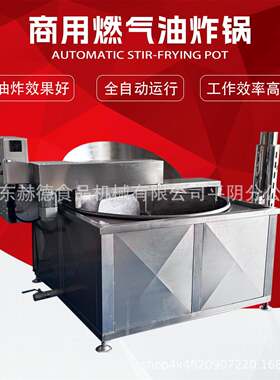 蚕蛹油炸机商用全自动燃气加热红薯油炸设备大型商用桑叶油炸机