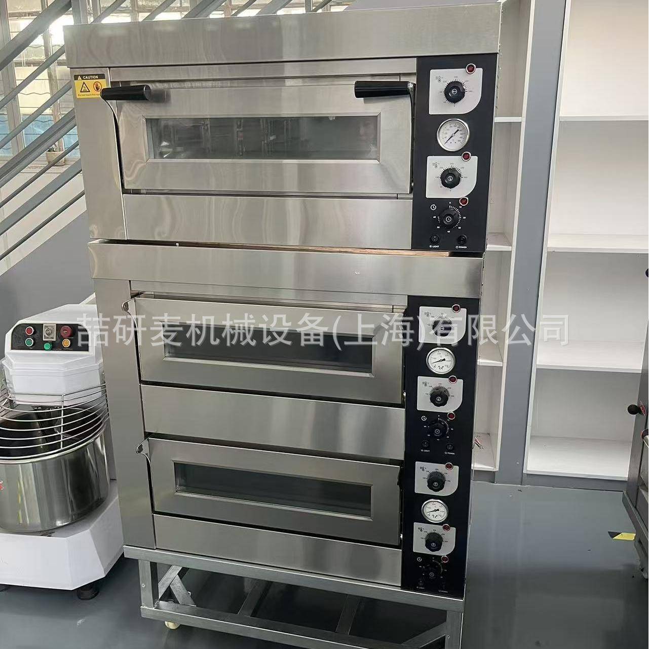 商用披萨炉 单层双层披萨高温烤箱加石板一层两层披萨烤箱