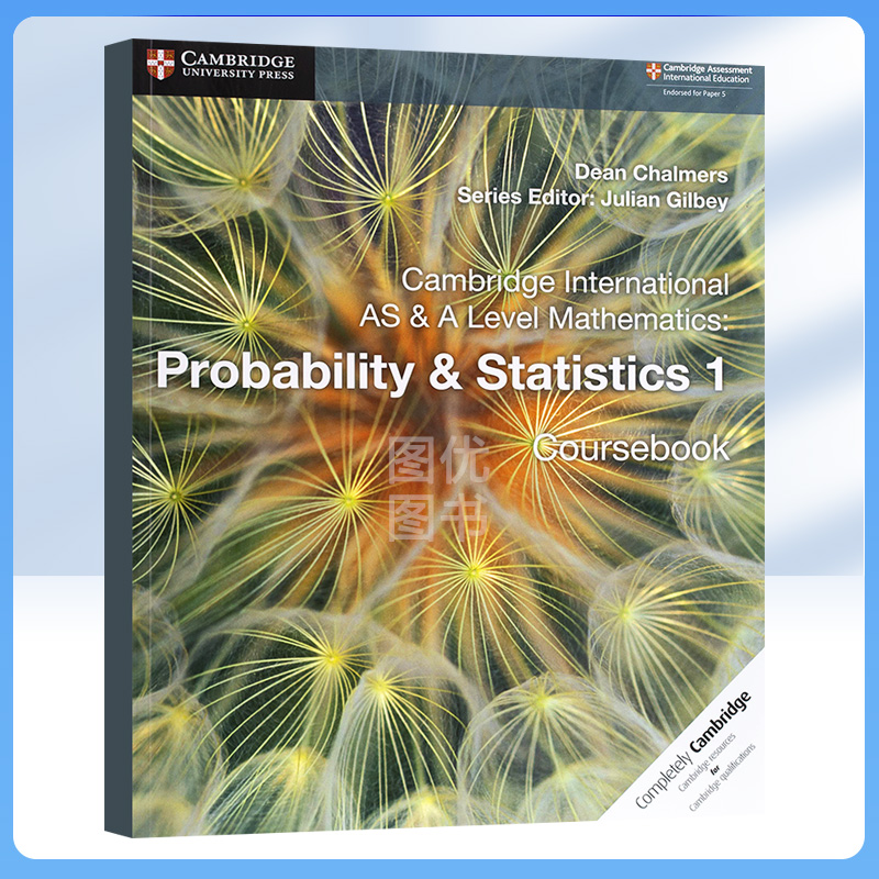 剑桥Alevel 数学概率与统计学 Cambridge International AS & A Level Mathematics Probability & Statistics 1 Coursebook原版书 书籍/杂志/报纸 进口教材/考试类/工具书类原版书 原图主图