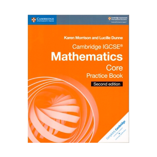 剑桥IGCSE数学核心练习册第二版 Cambridge IGCSE® Mathematics Core Practice Book Second edition 外国英语教材国际考试课程书