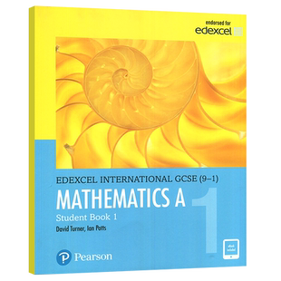 培生爱德思考试教材IGCSE数学A1/2(含电子书) Edexcel International GCSE (9-1) Mathematics A Student Book 1/2 英国中学课程
