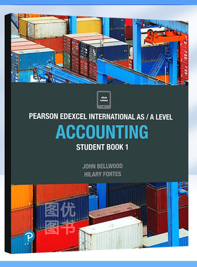 培生爱德思考试教材 会计 Pearson Edexcel International AS/A Level Accounting Student Book 1/2 国际学校英语课程 高中学教学