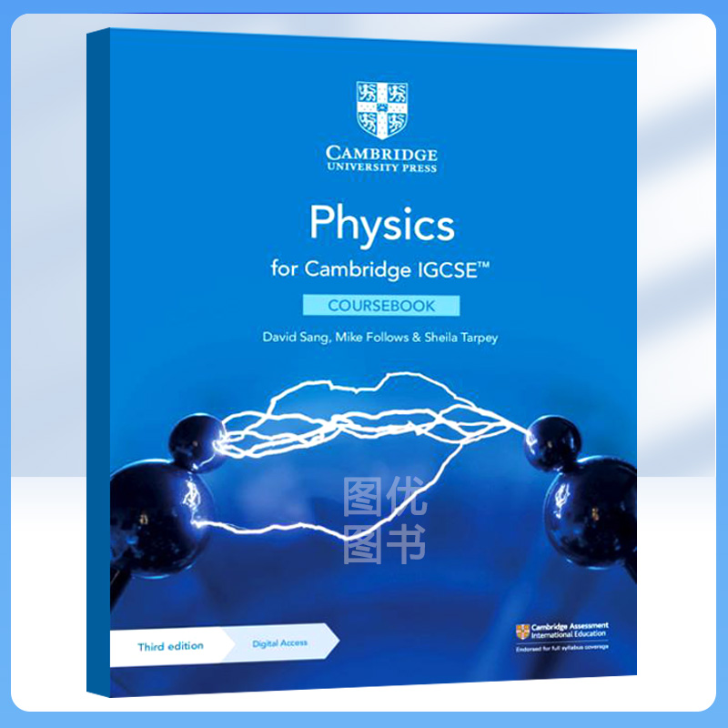 剑桥IGCSE物理(2023考纲版)教材/练习册/实践练习(含账号)Cambridge IGCSE Physics Coursebook/Workbook/Practical 国际英语课程 书籍/杂志/报纸 考试类原版书 原图主图