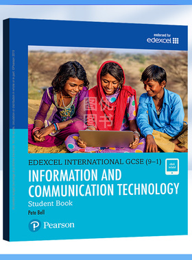 培生爱德思考试教材IGCSE信息工程技术(含电子书) Pearson Edexcel International Gcse (9-1) ICT Student Book国际英语课程 进口