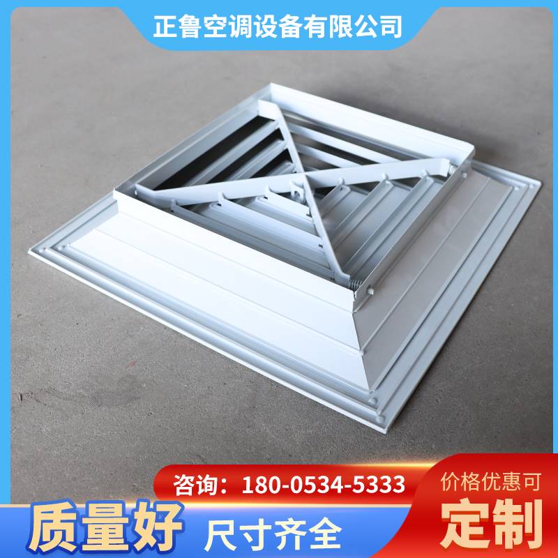 铝合金格栅空调出风口透气百页风窗防雨百叶排风口吊顶天花百叶窗