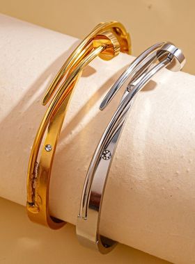 圆形光面跨境手饰不锈钢钉子欧美