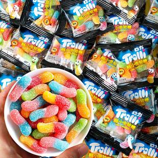 德国口力Trolli酸小虫可乐瓶橡皮糖软糖孩子儿童学生奖励小零食品