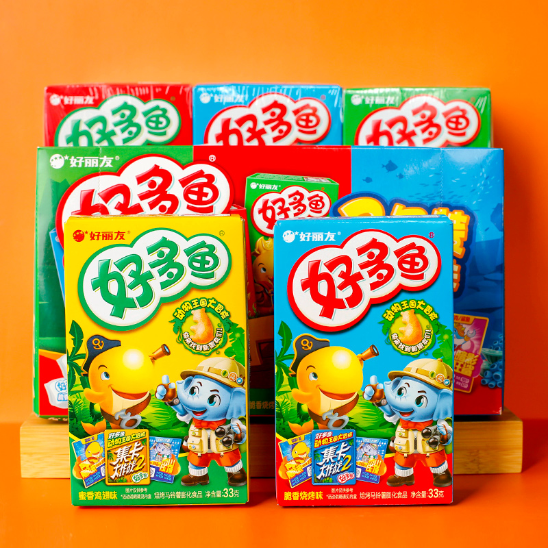奥利奥好多鱼整箱装集卡大作战