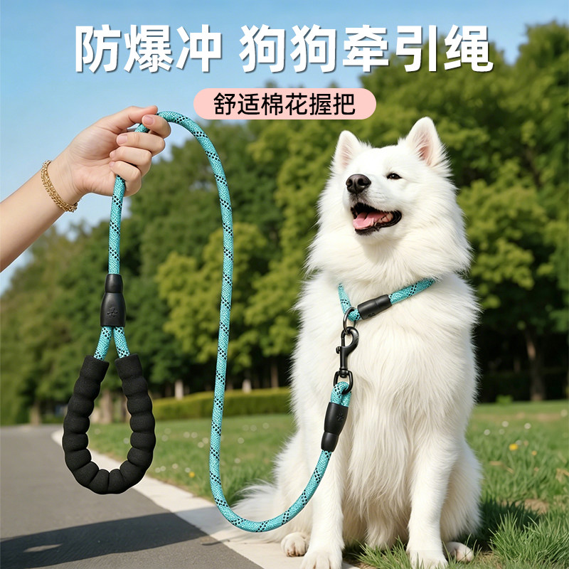 狗狗牵引绳p绳p链中大型犬萨摩耶