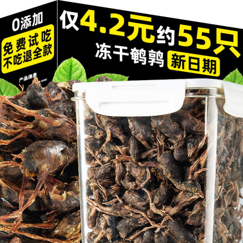抢！55只仅4.2元猫零食冻干鹌鹑