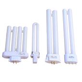 四针H型灯管三基色灯管长条家用护眼台灯灯管平四针2针U型节能灯