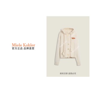 毛衣外套女装 Miele 字母连帽宽松开衫 韩版 MKKQ3553 Kohler秋冬新款