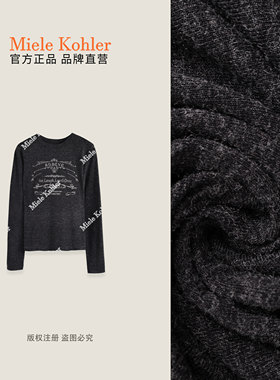 【完美主义】秋季新款复古字母图案长袖T恤MKAQ69561【澳门小源同