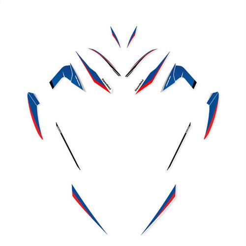 适用升仕踏板350E改装全车拉花版花防水贴纸贴花划痕贴防晒版画