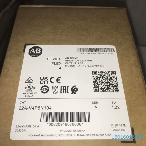 AB 变频器22A-V2P3/v1p5/v4p5n104 a