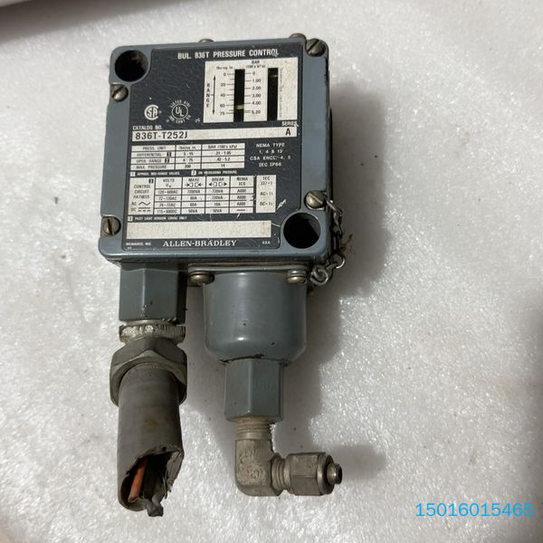 AB 罗克韦尔压力传感器 836T-T252J，实物图片，功