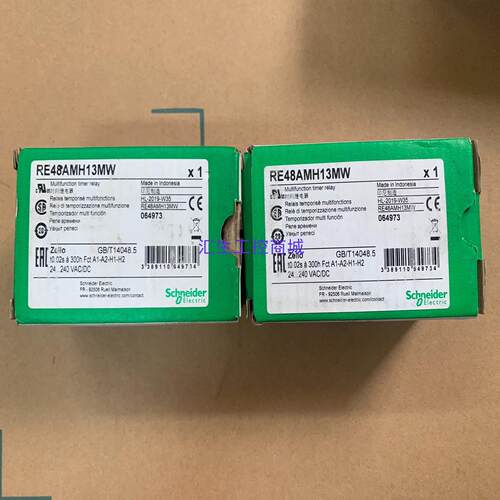 [汇生工控]RE48AMH13MW 时间继电器 施耐德原装正品 单价38