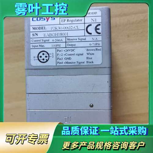 COSYS电气比例阀  P2K30-00G2-CL【议价】