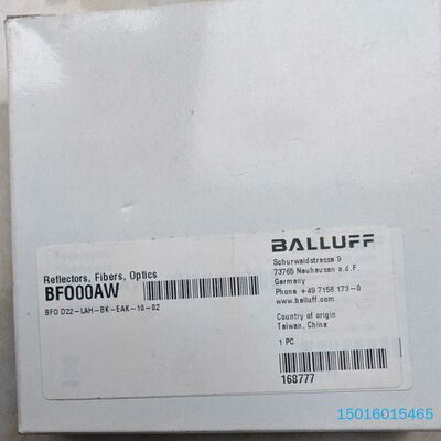 全新巴鲁夫光纤传感器，型号BFO00AW，BFO D22-L