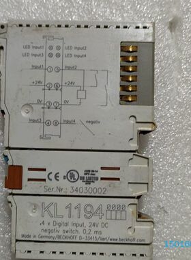 倍福（Beckhoff）KL1194模块，4个数字输入，支持