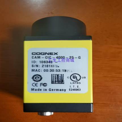 [汇生工控]康耐视CAM-CIC-4000-25-G