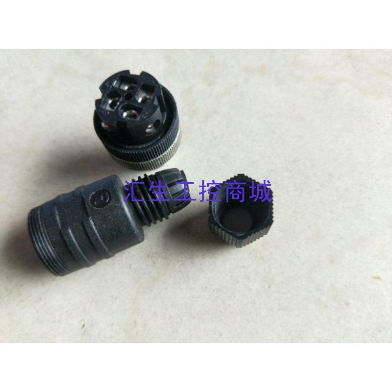 [汇生工控]M12 4芯  进口插头 公头 弯头 90度 现货 实物照片