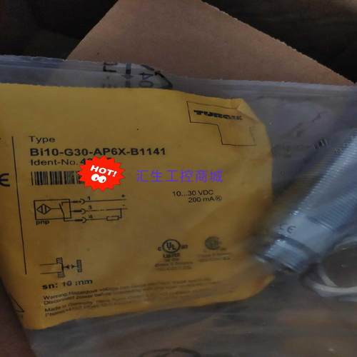 [汇生工控]Bi10-G30-AP6X-B1141全新原装图尔克传感器