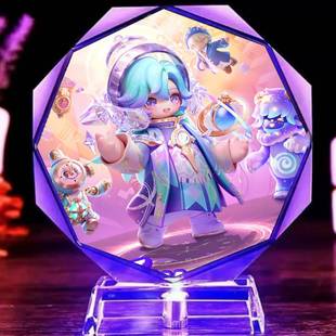 元梦之星周边立牌小夜灯手办小龙女杰西卡锦瞳水晶摆件生日礼物