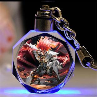 王者荣耀钥匙扣水晶镜青焰无极百里守约马超无双飞将澜逐花归海