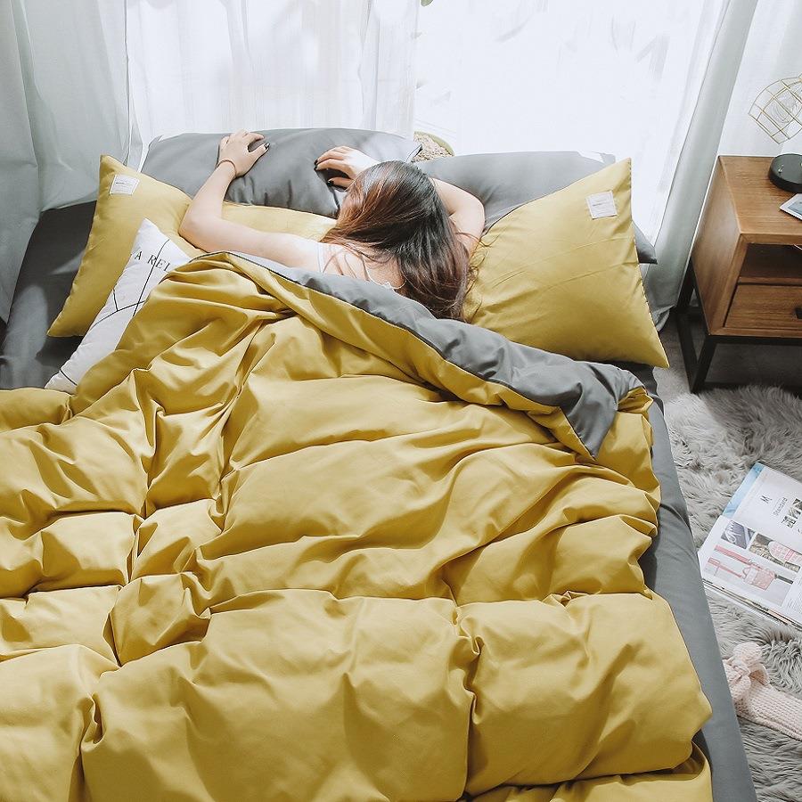 Bedding sheet sheet sheet Nantong home textile solid four pi