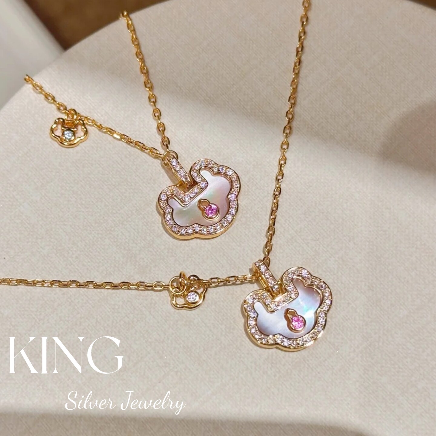 king银饰珠宝S925银温如意套装