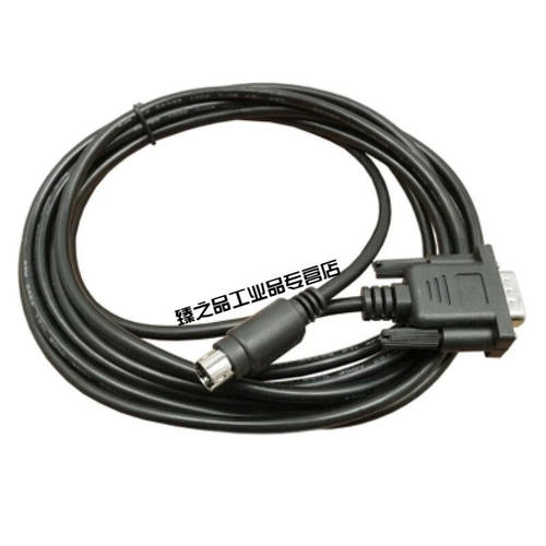 GS触摸屏与Q系列PLC编程下载连接线GT01-C30R2-6P