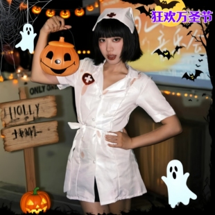 万圣节服装女cosplay护士服角色扮演性感制服医生halloween衣服饰