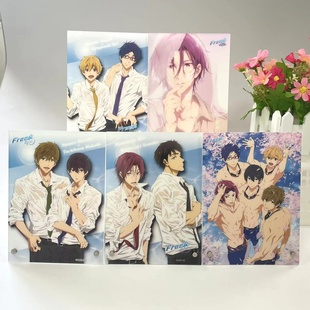 漫序正版free男子游泳部动漫相框立牌七濑遥橘真琴松冈凛叶月渚