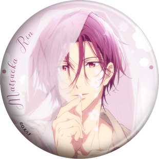 free正版国谷唯美双闪系列75mm吧唧徽章型冰箱贴七濑遥松冈凛男子