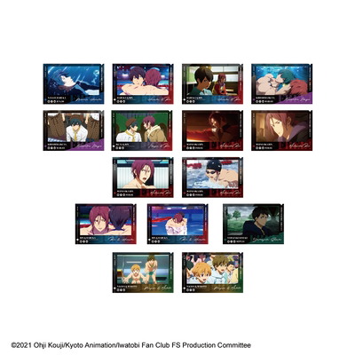 漫序 正版国谷 Free! 剧场版镭射银拍立得相卡七濑遥橘真琴松冈凛