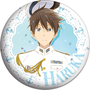 正版free!男子游泳海军系列徽章吧唧型冰箱贴七濑遥橘真琴松冈凛