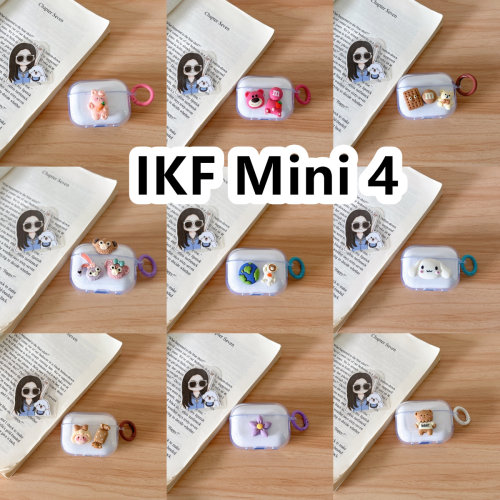 适用于IKF Mini 4耳机套透明DIY手作经典卡通保护套防摔可爱