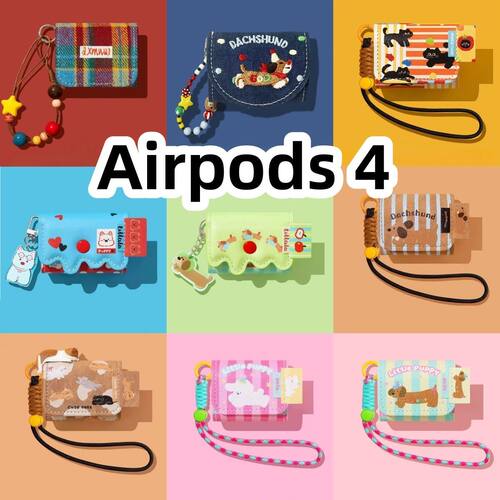 适用于Airpods 4耳机套一体翻盖皮套保护套手链款防摔