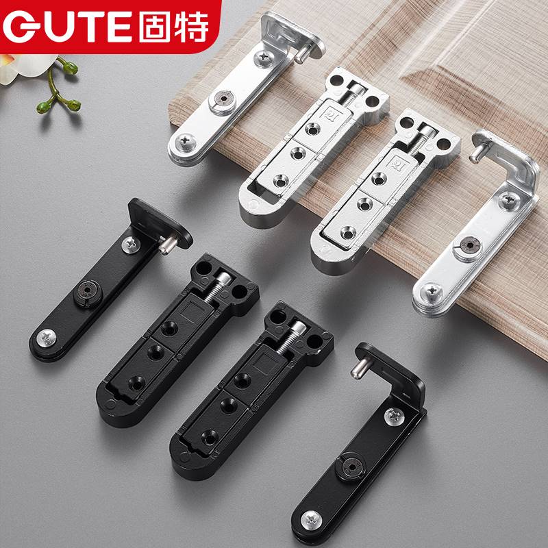 固特隐形门合页天地铰链天地轴上下转轴隐形暗门暗藏外开木门可调