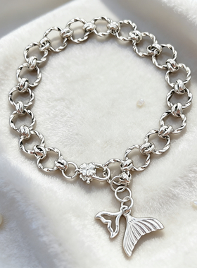 新款精工S925纯银莫比乌斯手链原创设计送闺蜜送女友礼物孤品清货