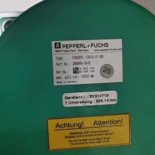 议价德国倍加福拉绳编码器ECN30PL-10A1A-X1NN实物维修
