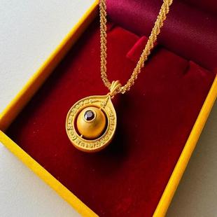 泰国手工艺 项链吊坠挂坠挂件 2567 龙婆班娅九紫离火珠 泰国佛牌