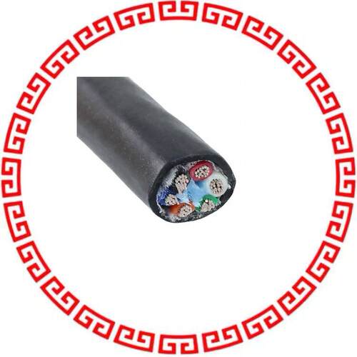 25066 BK005 CABLE 6COND 18AWG BLACK 100'