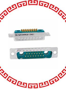 3017W2PCM99A10X CONN D-SUB PLUG 17P STR SLDR CUP
