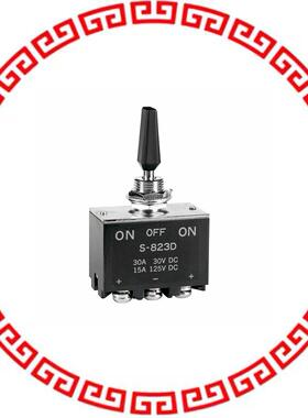 S823D SWITCH TOGGLE DPDT 30A 30V